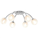 vidaXL mennyezeti lámpa 6 db 240 W-os G9-es LED izzóval