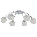 vidaXL mennyezeti lámpa 6 db 240 W-os G9-es LED izzóval