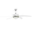 vidaXL díszes mennyezeti ventilátor lámpával 128 cm fehér