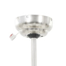 vidaXL díszes mennyezeti ventilátor lámpával 128 cm fehér