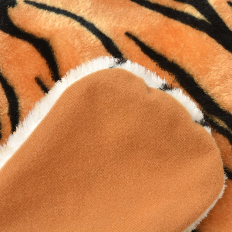 vidaXL barna plüss tigris szőnyeg 144 cm