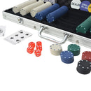 vidaXL pókerkészlet 500 alumíniumzsetonnal