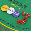 vidaXL Póker/black jack készlet 600 lézeres alumíniumzsetonnal