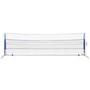 vidaXL  tollaslabda háló tollaslabdákkal 600 x 155 cm