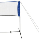 vidaXL  tollaslabda háló tollaslabdákkal 600 x 155 cm