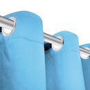 vidaXL 2 db türkiz sötétítőfüggöny fém függönykarikákkal 135 x 175 cm