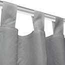 vidaXL 2 db szürke mikroszatén függöny karikákkal 140 x 225 cm