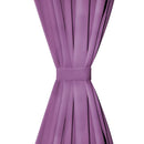 vidaXL 2 db lila mikroszatén függöny karikákkal 140 x 225 cm