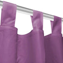 vidaXL 2 db lila mikroszatén függöny karikákkal 140 x 225 cm