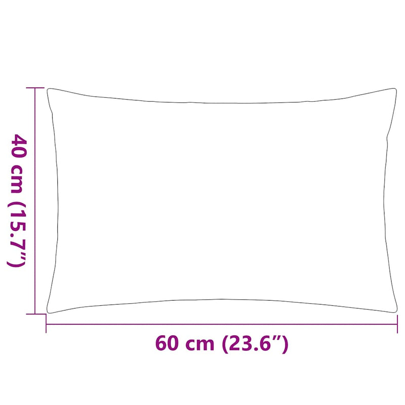 vidaXL 2 db világoskék kültéri párna 60 x 40 cm