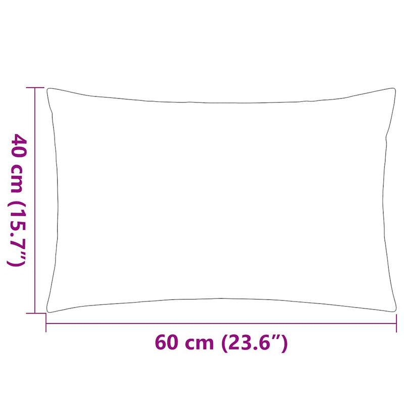 vidaXL 4 db szürke kültéri párna 60 x 40 cm