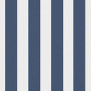 vidaXL 2 db tengerészkék csíkos kültéri párna 45 x 45 cm