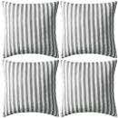 vidaXL 4 db szürke csíkos kültéri párna 45 x 45 cm