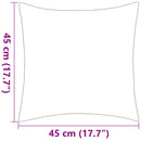 vidaXL 4 db szürke csíkos kültéri párna 45 x 45 cm