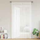 vidaXL 2 db fehér zsinórfüggöny 100 x 250 cm