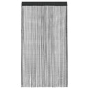 vidaXL 2 db fekete zsinórfüggöny 140 x 250 cm