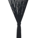 vidaXL 2 db fekete zsinórfüggöny 140 x 250 cm