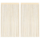 vidaXL 2 db krémszínű zsinórfüggöny 100 x 250 cm