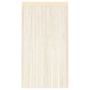 vidaXL 2 db krémszínű zsinórfüggöny 140 x 250 cm