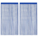 vidaXL 2 db kék zsinórfüggöny 100 x 250 cm