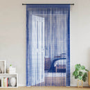 vidaXL 2 db kék zsinórfüggöny 140 x 250 cm