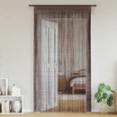 vidaXL 2 db barna zsinórfüggöny 140 x 250 cm