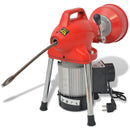 vidaXL csőtisztító gép 250 W  12,5 m x 16 mm; 4,5 m x 9,5 mm