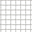 vidaXL krimpelt rozsdamentes acél drótkerítés 100x85cm 21x21x2,5mm