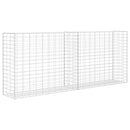 vidaXL horganyzott acél gabion kosár 85 x 30 x 200 cm