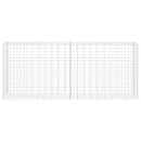 vidaXL horganyzott acél gabion kosár 85 x 30 x 200 cm