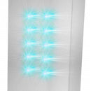 vidaXL rozsdamentes acél ívelt zuhanypanel rendszer