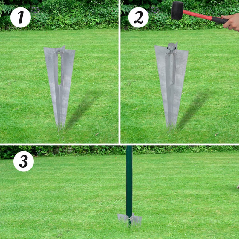 vidaXL Euro Fence zöld acélkerítés 25 x 1,2 m