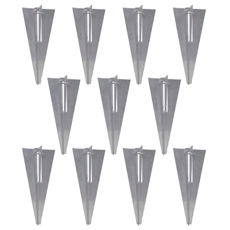 vidaXL szürke acél drótkerítés cövekekkel 0,8 x 25 m