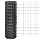 vidaXL Euro Fence szürke acélkerítés 10 x 1,2 m