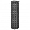 vidaXL Euro Fence szürke acélkerítés 10 x 1,2 m
