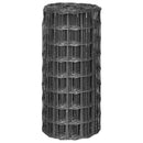 vidaXL Euro Fence szürke acélkerítés 25 x 0,8 m