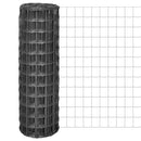 vidaXL Euro Fence szürke acélkerítés 25 x 1,2 m