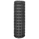 vidaXL Euro Fence szürke acélkerítés 25 x 1,2 m