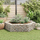 vidaXL hatszögletű gabion magaságyás 200 x 173 x 40 cm