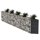 vidaXL horganyzott acél gabion kosár 300 x 30 x 100 cm