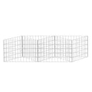 vidaXL horganyzott acél gabion kosár 120 x 30 x 50 cm