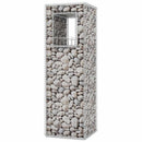 2 db vidaXL acél gabion kosár oszlop / ágyás 50 x 50 x 160 cm