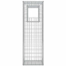 2 db vidaXL acél gabion kosár oszlop / ágyás 50 x 50 x 160 cm