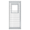 2 db vidaXL acél gabion kosár oszlop / ágyás 50 x 50 x 120 cm