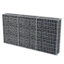 vidaXL horganyzott acél gabion kosár 200 x 30 x 100 cm