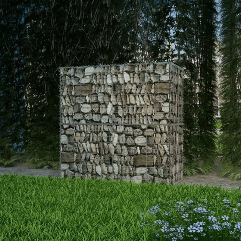vidaXL horganyzott acél gabion kosár 100 x 50 x 100 cm