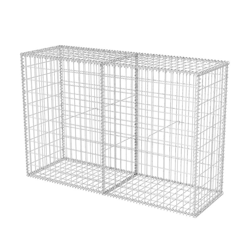 vidaXL horganyzott acél gabion kosár 150 x 50 x 100 cm