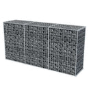 vidaXL horganyzott acél gabion kosár 200 x 50 x 100 cm