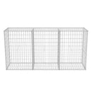 vidaXL horganyzott acél gabion kosár 200 x 50 x 100 cm