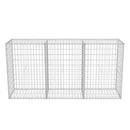 vidaXL horganyzott acél gabion kosár 200 x 50 x 100 cm